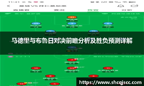 马德里与布鲁日对决前瞻分析及胜负预测详解